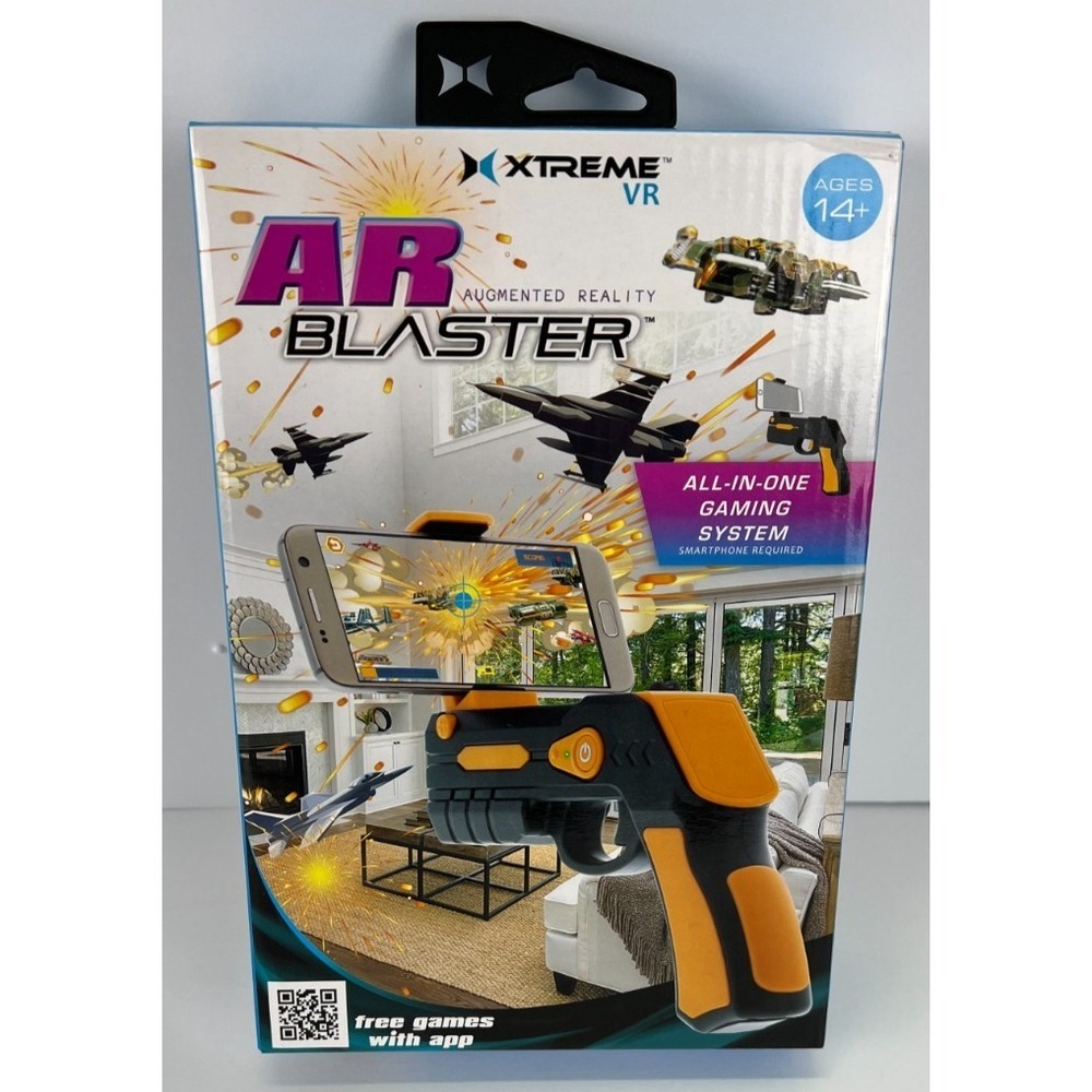 Xtreme VR AR Blaster Augmented Reality Gaming System All-In-One Smartphone NEW
